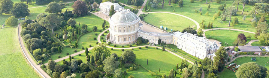 Flying over Nowton Park